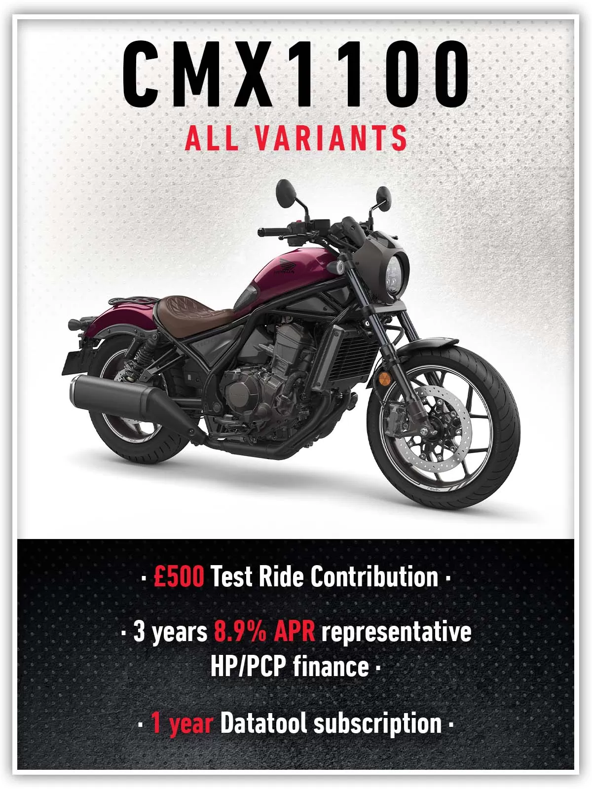 Honda motorcycle pcp online deals