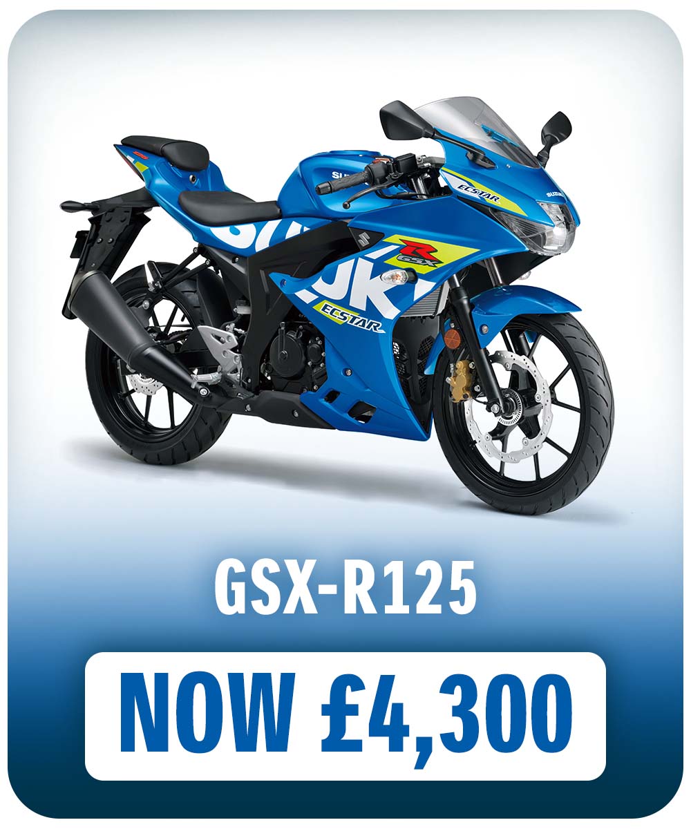 Suzuki GSX-R125 in the Suzuki Pre-Reg Sale at Laguna Motorcycles Maidstone