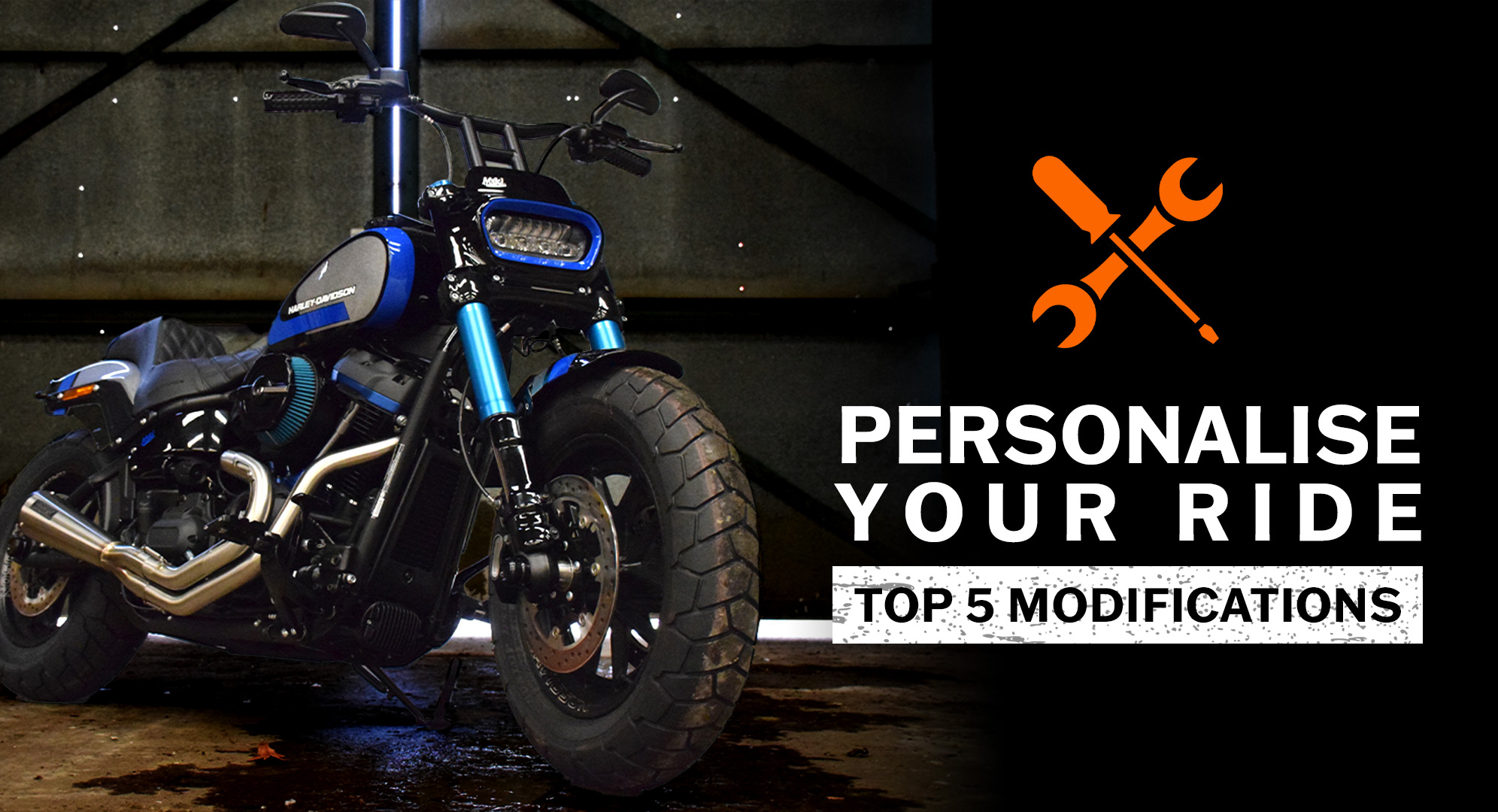 Personalise your Harley-Davidson - Top 5 Modifications