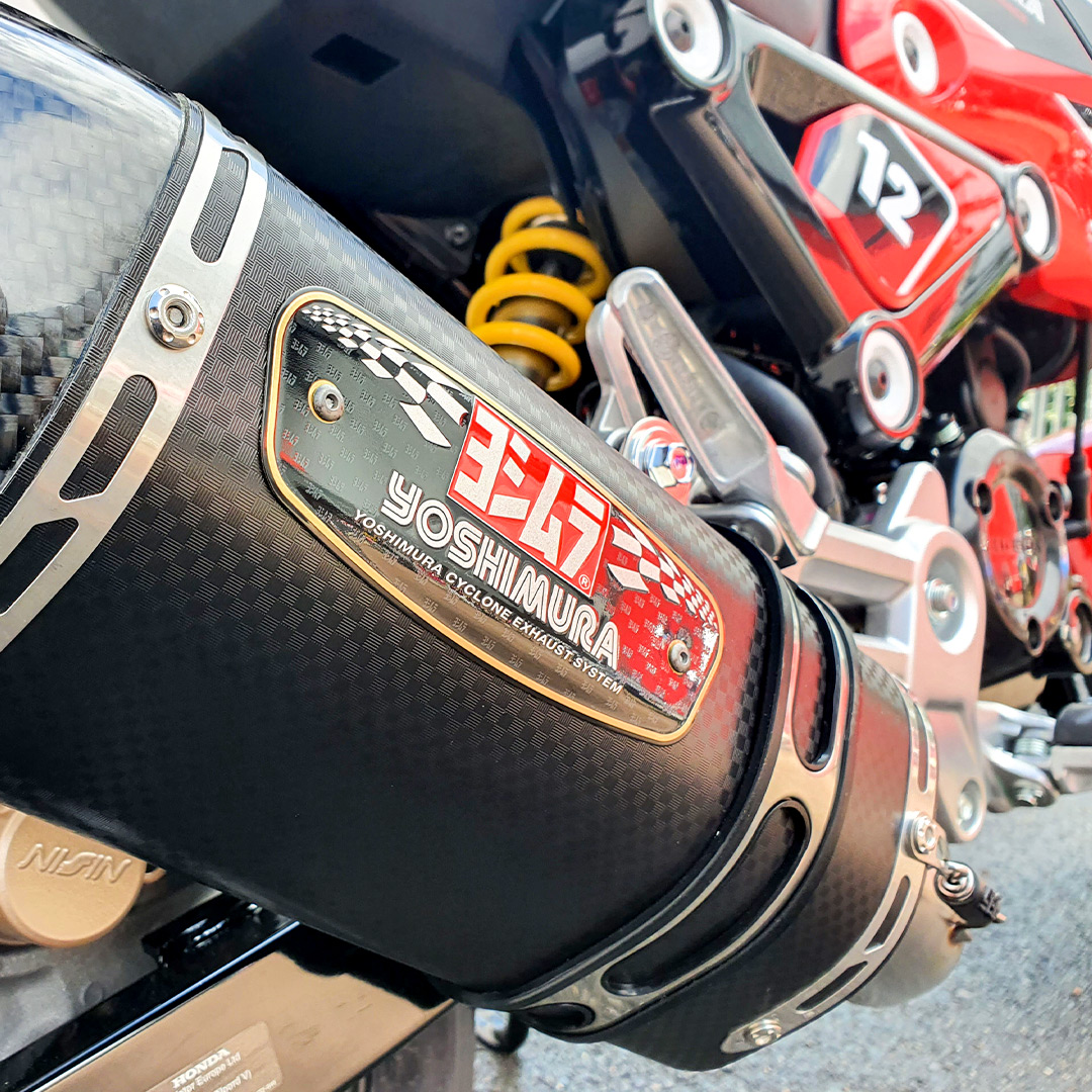 The new Honda MSX Grom with Yoshimura accessories