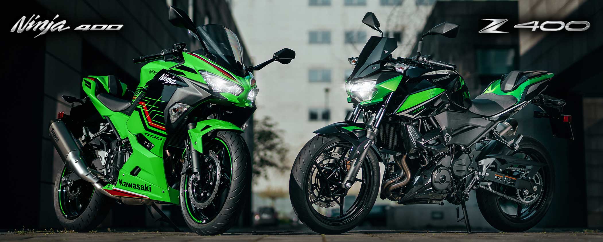 The new Kawasaki Z400 and Ninja 400 - MY23