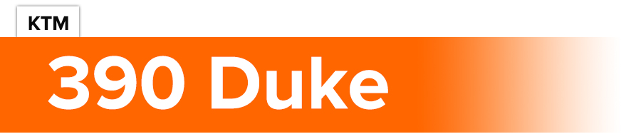 KTM 390 Duke Title Board