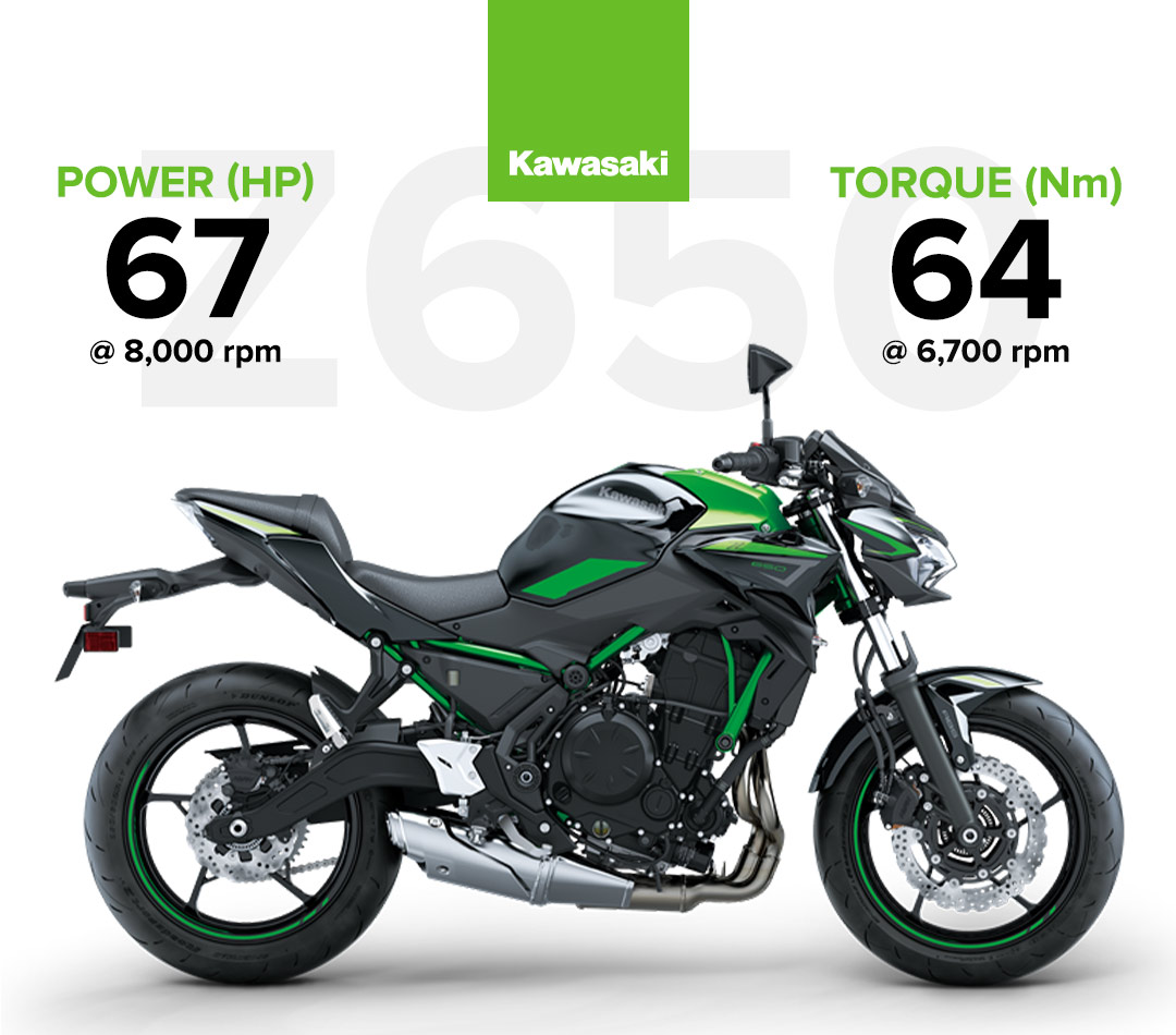 Kawasaki Z650 Stat Sheet