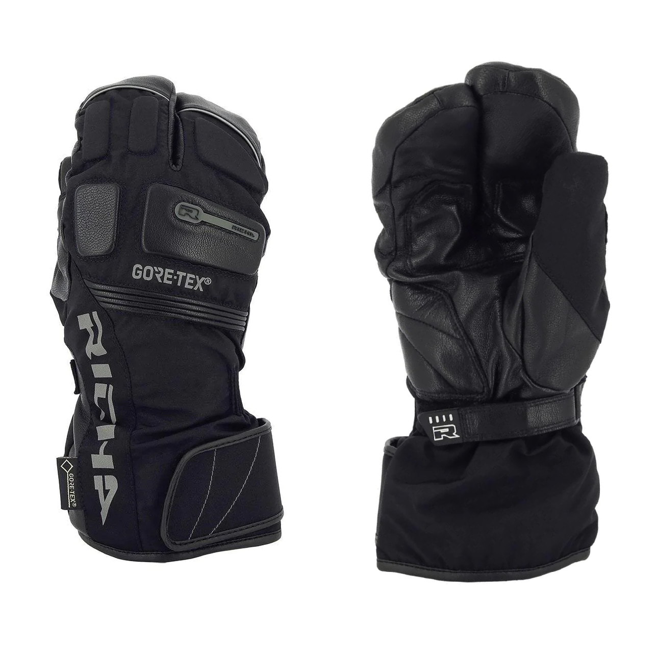 Richa Black Nordic GTX gloves available at Laguna Motorcycles