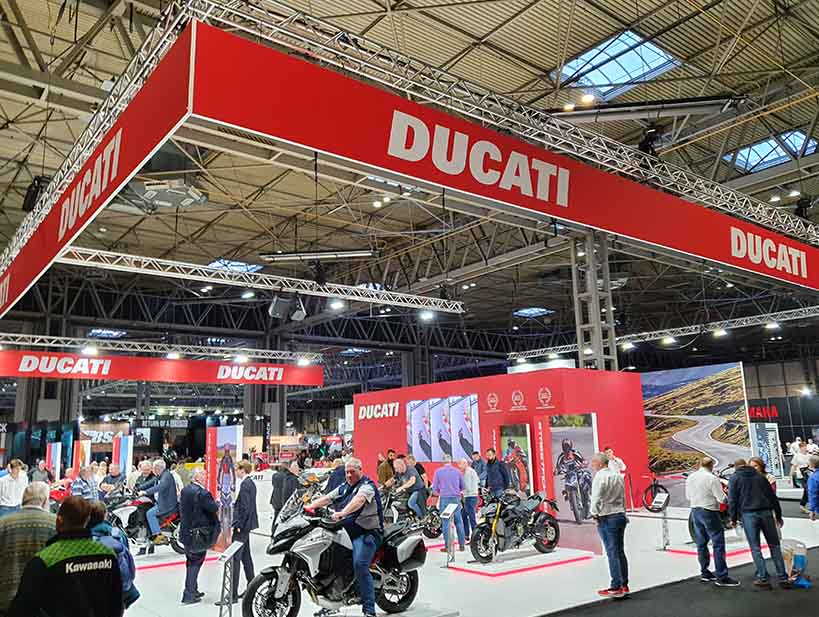 Ducati Stand at NEC Motorcycle Live 2022