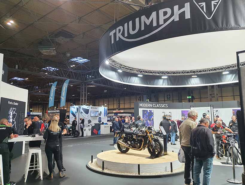 Triumph Stand at Motorcycle Live 2022
