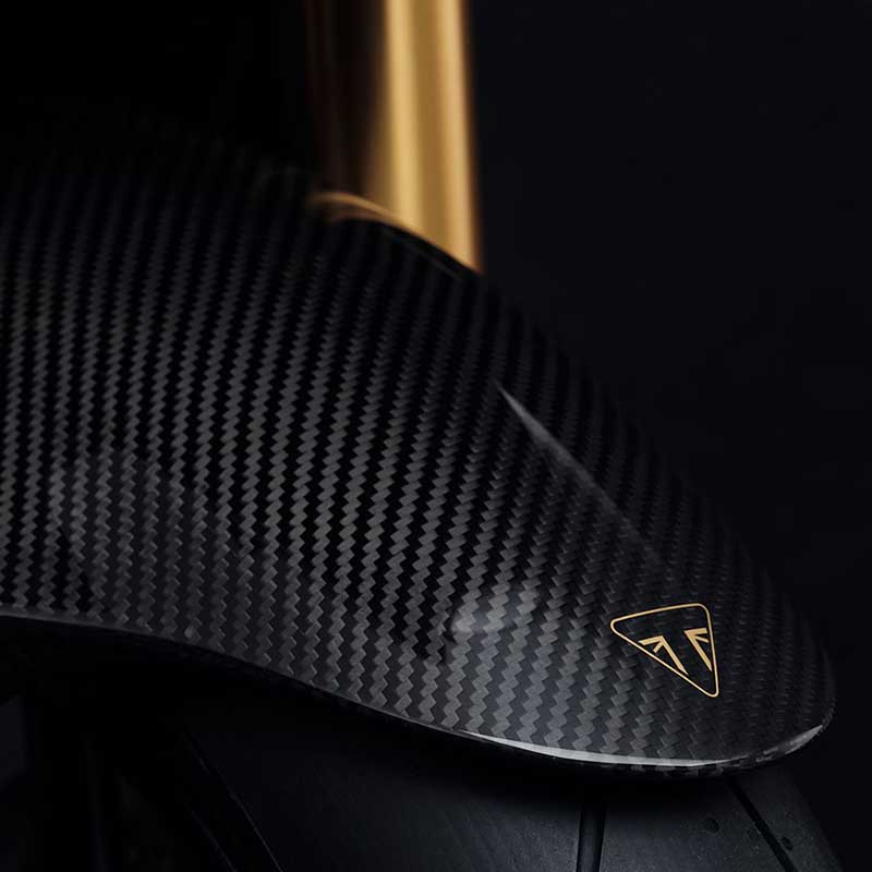 The Limited Edition Bond 007 Speed Triple 1200 RR Front fender